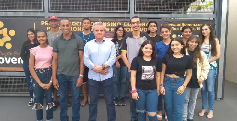 Secretário do Meio Ambiente Marcos Boldrin visita nossa instituição.