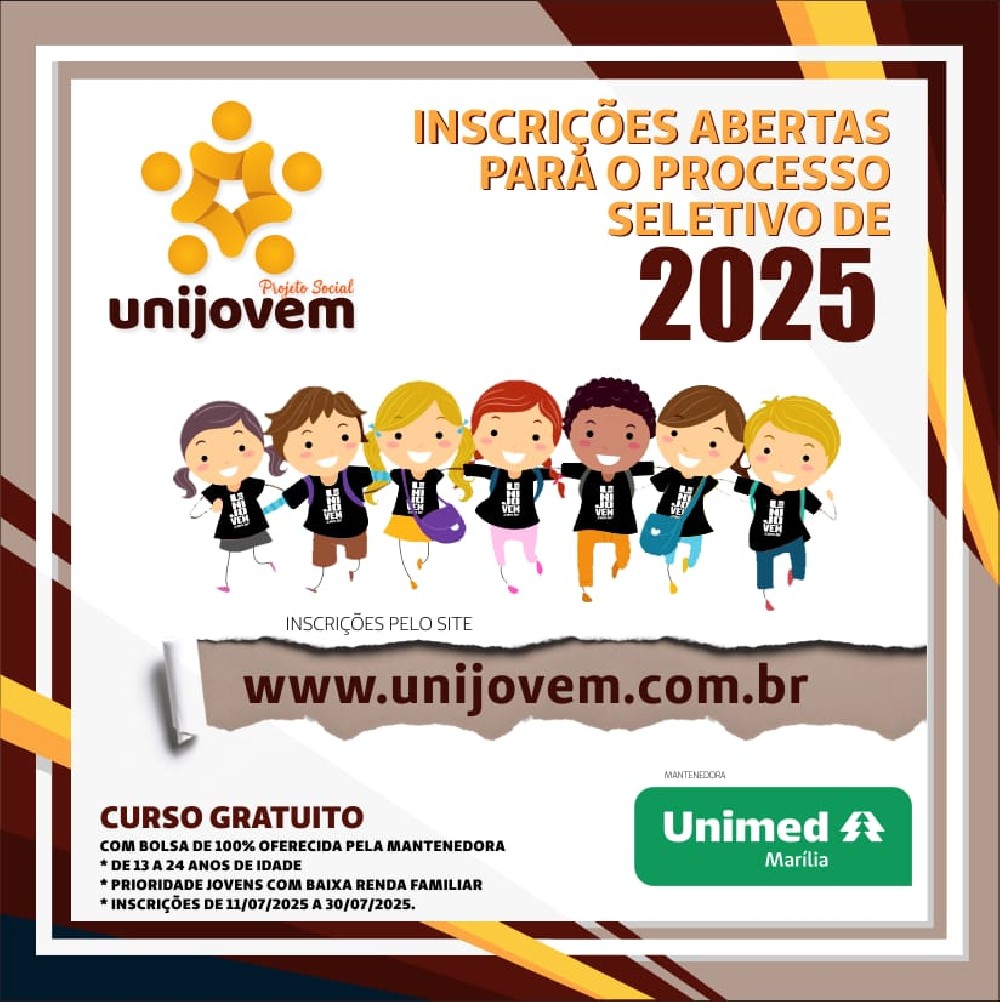 Unijovem abre inscrições para cursos gratuitos do 2º semestre de 2025